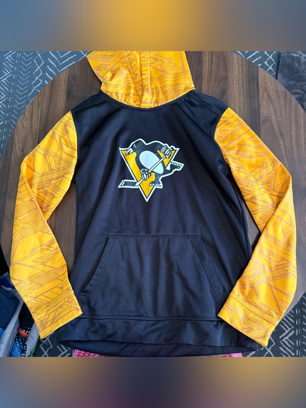 Boys Pittsburgh Penguins hockey hoodie